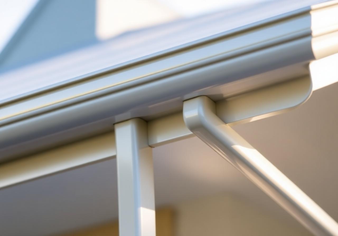 New Colorbond gutter installation on a Central Coast home